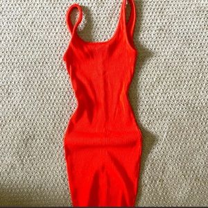 NakedWardobe Orange Snatched Mini